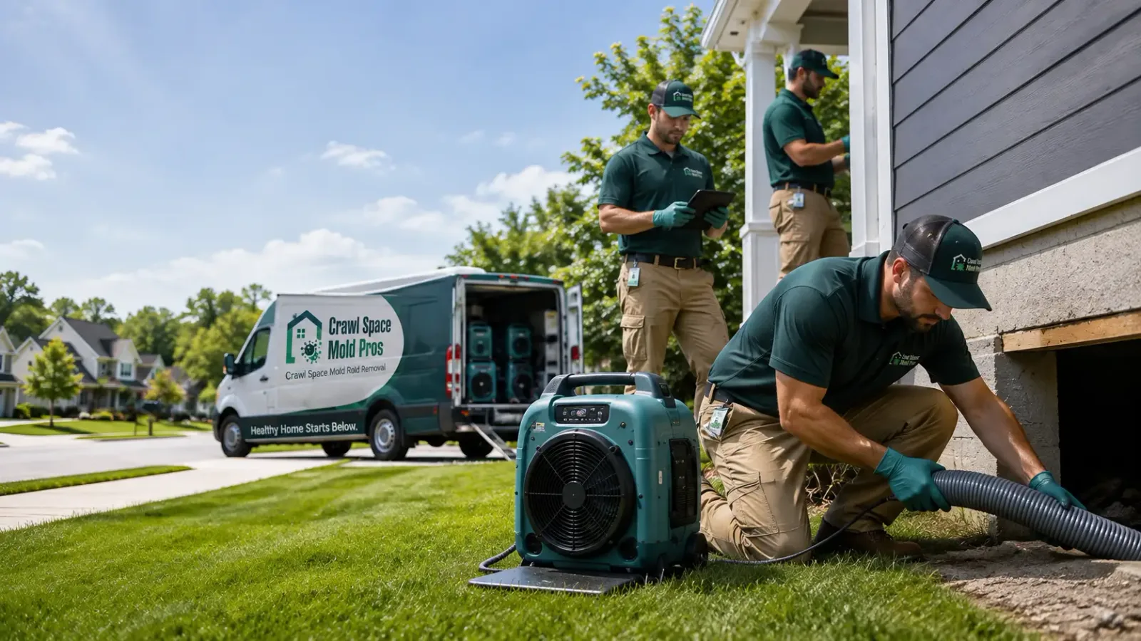 Crawl Space Mold Removal in Zion, IL